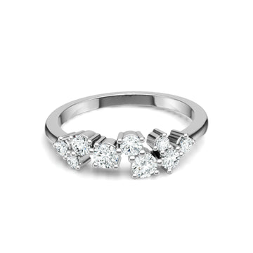 Bague multi-pierres en moissanite · Constellation stellaire | Argent sterling 925