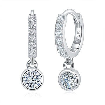 Moissanite Cascade Drop Earrings · Starlight Sparkle｜925 Sterling Silver
