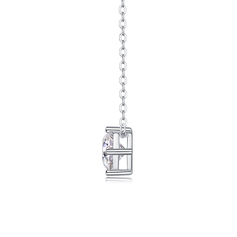 Pendentif à quatre griffes en moissanite · Éclat éternel ｜ Argent sterling 925