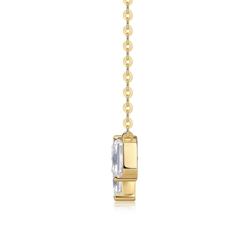 Collier Étoiles Jumelles en Moissanite · Moonlight Tide ｜ Argent sterling 925