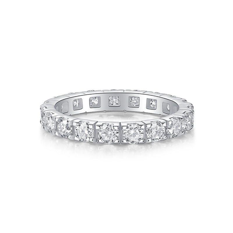 Bague Galaxy en moissanite · Orbite éternelle | Argent sterling 925