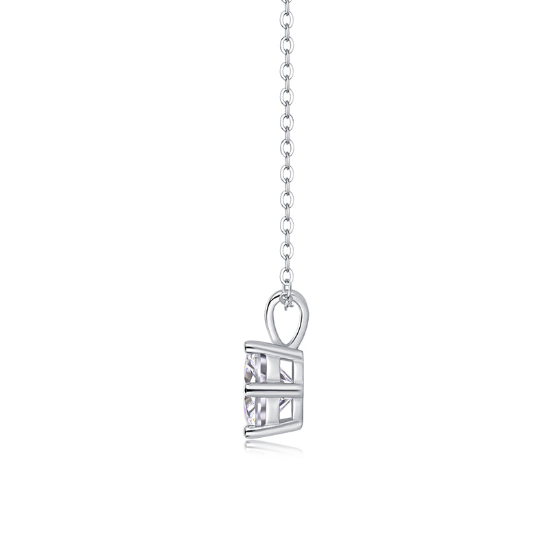Collier Galactic Radiance en moissanite 2 carats · Éclat éternel ｜ Argent sterling 925