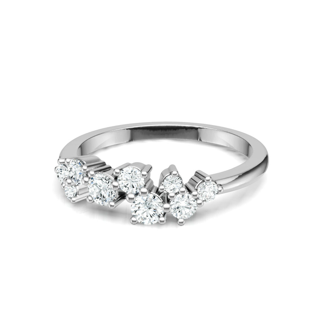 Bague multi-pierres en moissanite · Constellation stellaire | Argent sterling 925
